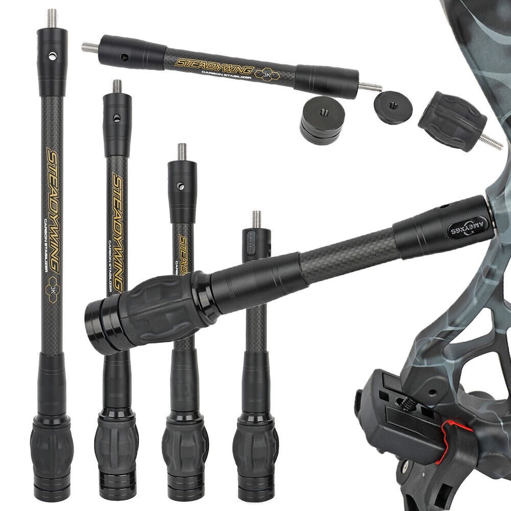 Carbon Balance Bar 6" 8" 10 12 Stabilizer Counterweight Archery CompoundBow Hunt